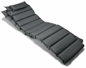 DIVERO Párna nyugágyhoz 2 db antracit