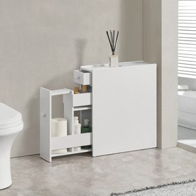 [en.casa] Fürdőszobaszekrény Kihniö 58 x 16 x 48 cm fehér