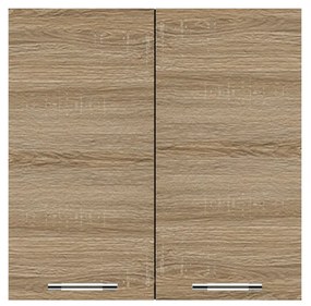 Salandra Elemes konyha kétajtós felsőszekrény sonoma 60 x 60 x 30 cm