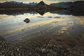 Poszter 45x30cm Hegyvidék a tengerparton, Assaf Frank