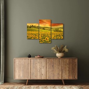 Kép - Napraforgó mező (90x60 cm)