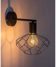 Rabalux 71064 - Fali lámpa FRAN 1xE27/40W/230V átm. 20 cm fekete