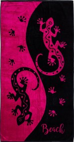 SALINA Strandtörölköző pink 165x90cm