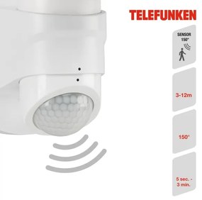 Telefunken 304306TF - LED Kültéri fali lámpa érzékelős LED/16W/230V IP44