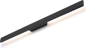 RENDL BONAREA 104 fali lámpa fekete szatinált akril 230V LED 18W 120° IP54 3000K