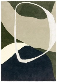 Zöld kézi szövésű gyapjú szőnyeg 200x300 cm Matrix – Asiatic Carpets