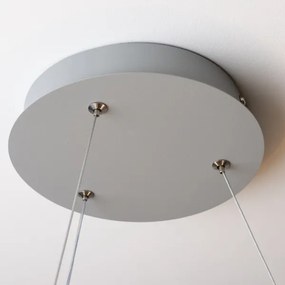Brilagi - LED Dimmelhető csillár zsinóron LED/40W/230V 3000-6500K szürke + távirányító