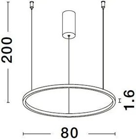 Függeszték Fehér TARQUIN NOVA LUCE 9345604