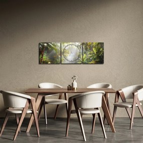 Kép - Trópusi esőerdő (órával) (90x30 cm)