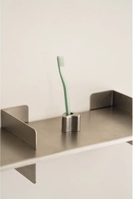 Ezüstszínű fém fogkefetartó Mis – noo.ma