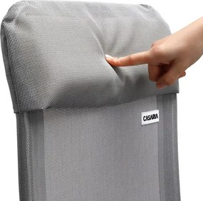 Deuba 4 darabos kempingszék szett - ezüst