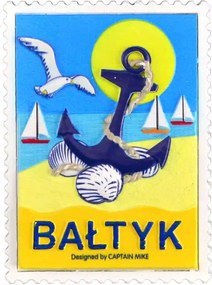 PostalĂĄda alakĂș mĂĄgnes Balti-tengeri motĂvummal