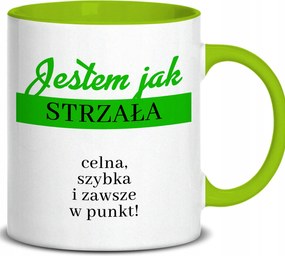 Bögre Zöld Fül Beltéri 300ml Én Vagyok A Nyíl Vicces Ajándék