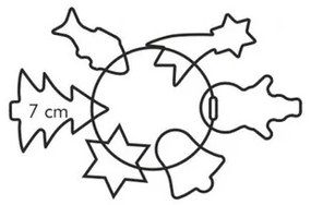 Tescoma DELICIA karácsonyi kiszúró forma, 6 db