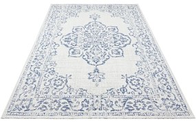 Tilos kék-krémszínű kültéri szőnyeg, 200 x 290 cm - NORTHRUGS