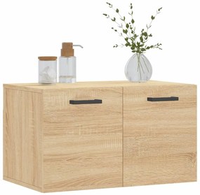 sonoma tölgy színű szerelt fa faliszekrény 60 x 36,5 x 35 cm