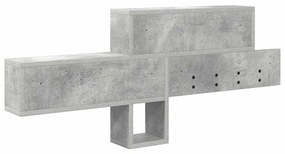 Fali Kabáthorog Beton szürke 100 x 12 x 43.5 cm Faanyag