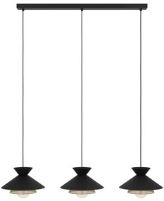 Eglo 43886 - Csillár zsinóron GRIZEDALE 3xE27/40W/230V