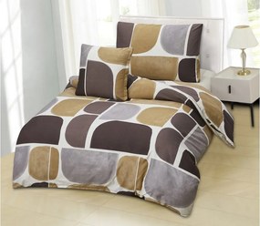 3db mikroszalas ágyneműhuzat Padel 200x140cm90x70cm tiahome