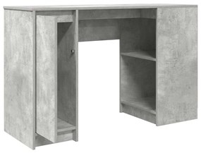 betonszürke forgácslap íróasztal 120x42x76 cm