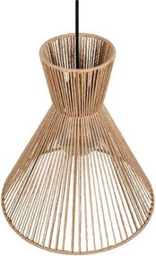 Natúr színű fém függőlámpa papír zsinór búrával ø 35 cm Rosalie – Reality