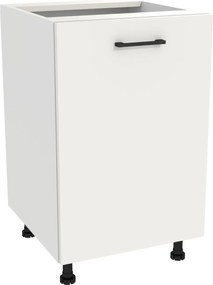 Alsó konyhaszekrény 50 Capri korpusz fehér front fehér matt