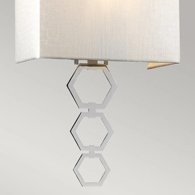 Elstead glamour modern fali lámpa ria bézs króm elsria-medium-pc