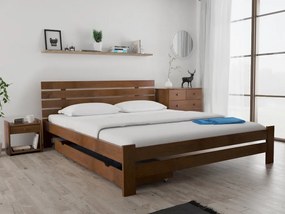 Magnat PARIS magasított ágy 180x200 cm, tölgyfa Ágyrács: Lamellás ágyrács, Matrac: Matrac nélkül