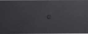 Modern fekete 2-lámpás fali lámpa LED-del, háttérvilágítással és USB-C-vel - Longly