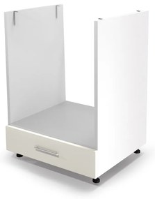 Alsó szekrény Vento DP-60 / 82, fehér / bézs