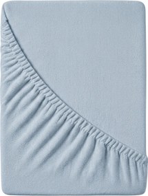 Frottír világoskék lepedő EXCLUSIVE 90x200 cm