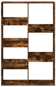 füstös tölgy színű szerelt fa térelválasztó 100 x 33 x 155,5 cm