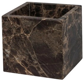 Sötétbarna márvány fürdőszobai rendszerező vattakorongokhoz Marble – Mette Ditmer Denmark