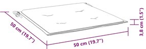2 db tömör tíkfa kerti szék tópszínű párnával