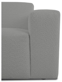 Szürke buklé kanapé 228 cm Roxy – Scandic