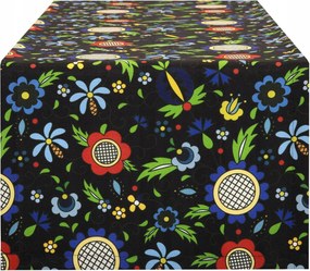 Asztalterítő 40x100 Foltálló Kaszub Futópad Sötét 10661