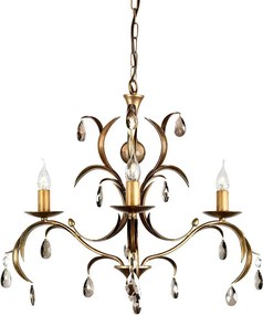 Elstead Lighting LILY LL3-ANT-BRZ Csillár 3x60W/E14