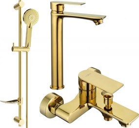 Mexen Royo DF40 kádkészlet, arany - 72213DF40-50