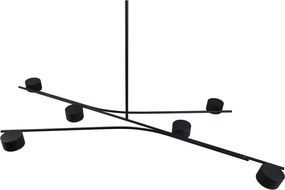 Fekete fém függőlámpa Coda – Trio Select