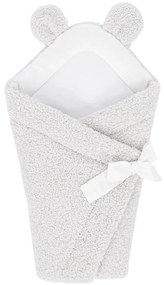 Elefántcsont színű sherpa babapólya 35x65 cm – Meowbaby