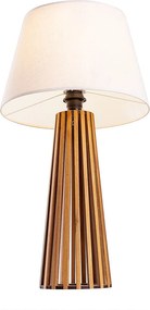 Quintiesse modern skandináv asztali lámpa slatted faipari elsqn-slatted-tlteak