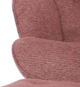 Relaxációs fotel, rózsaszín, bársony kárpit, AK-303 PINK2