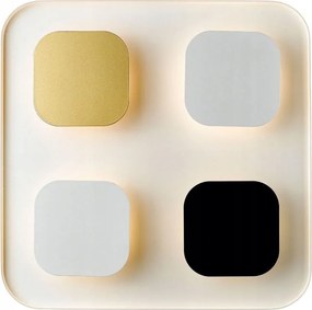 Modern szögletes Led fali lámpa 12W Constellation Zuma Line