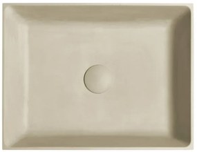 Sapho - Ráültethető mosdó FORMIGO 47,5x36,5 cm beton/bézs