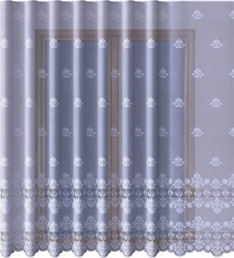 Mg Függöny jacquard fehér 34822 350x230 kész M szalaggal