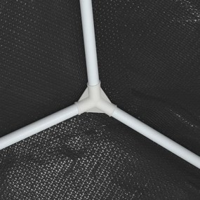 antracitszürke rendezvénysátor 4 x 6 m 90 g/m²