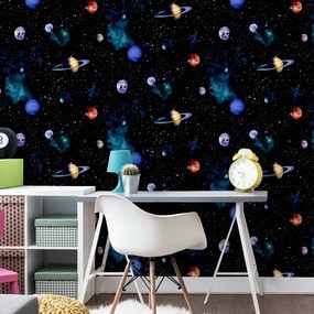 Arthouse Signature 2 Cosmos kék világűr mintás papír tapéta – 668100