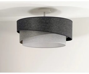 Duolla -  Felületre szerelhető csillár KOBO 1xE27/15W/230V átm. 45 cm szürke/fehér