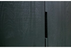 Fekete kőrisfa szekrény 85x149 cm Silas – WOOOD