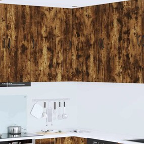 Fali konyhaszekrény Füstölt tölgy 57 x 57 x 100 cm Faanyag